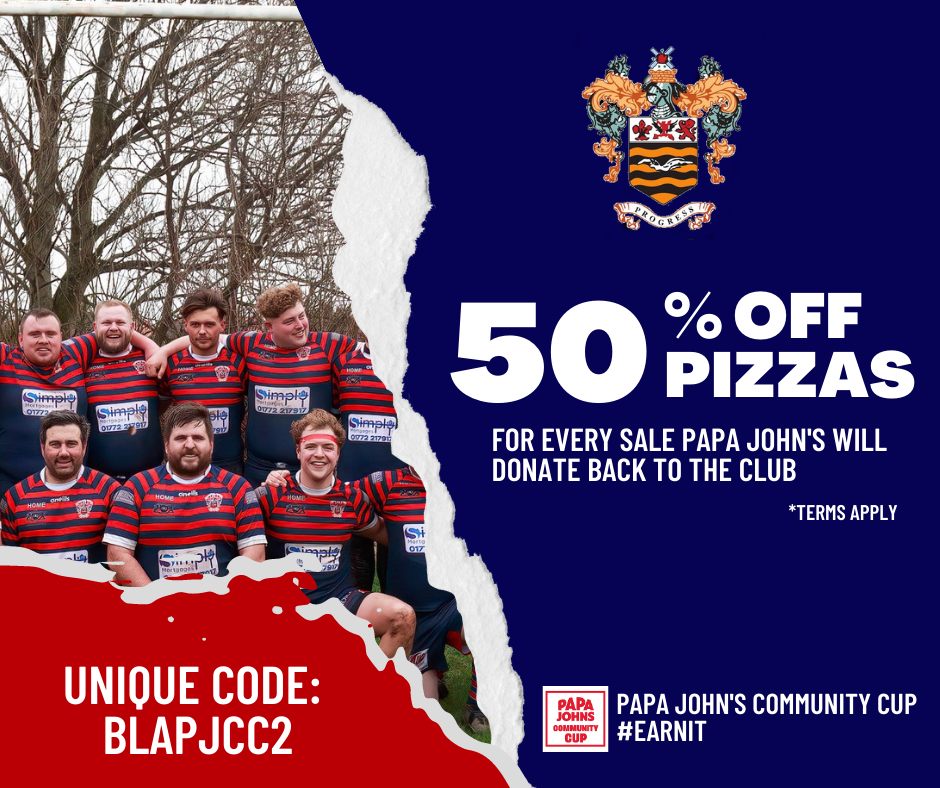 Blackpool RUFC - 🏈🏈Papa John's Community Cup🏈🏈 Blackpool... | Facebook