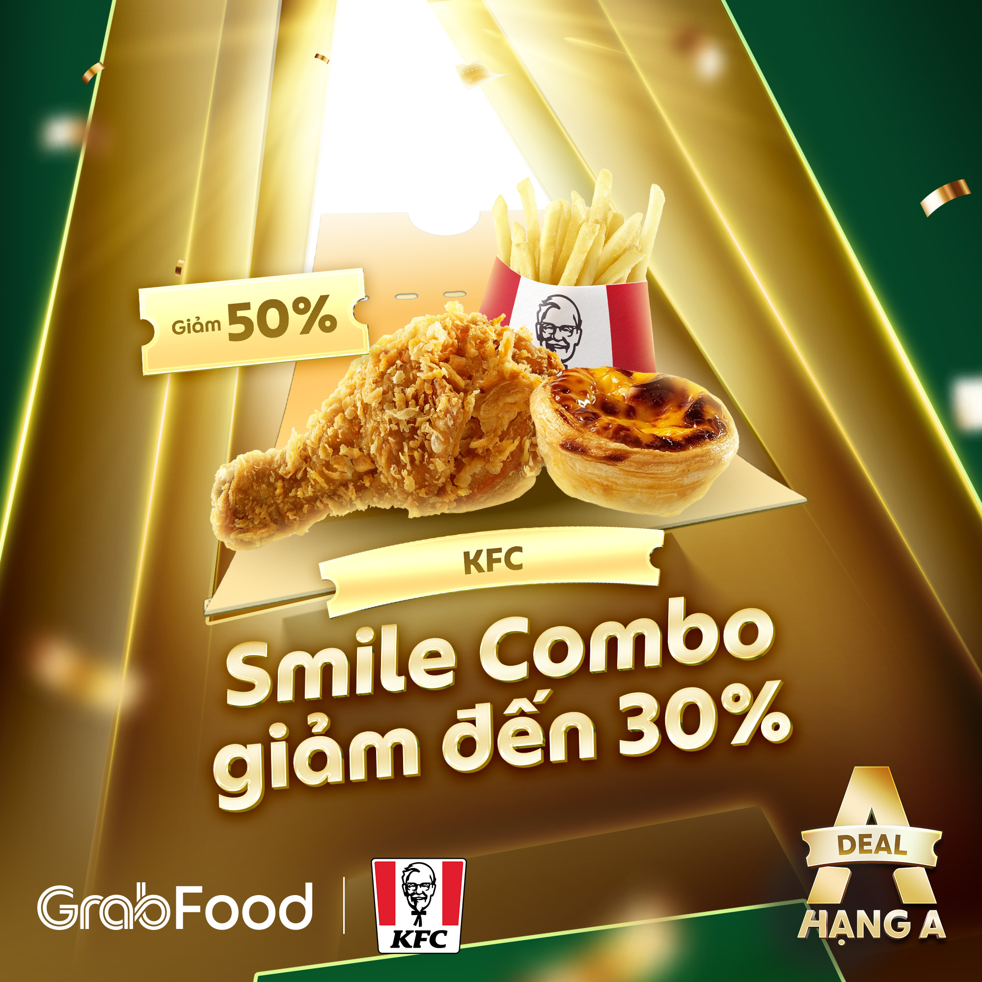 GrabFood - 🍗 SĂN DEAL HẠNG A - KFC KHAO COMBO LÊN ĐẾN 30%... | Facebook