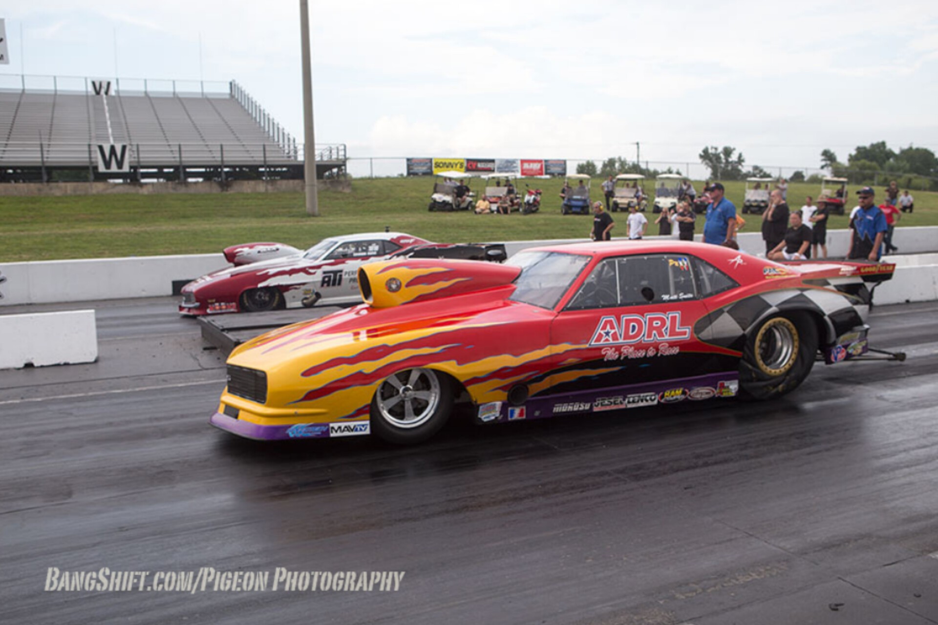 Drag - Steve Vick doing battle with Chris Rini at Virginia Motorsports ...