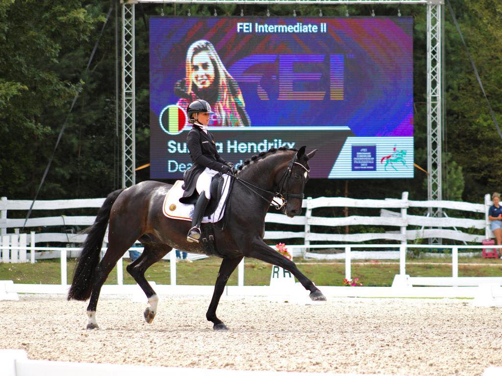 Claire Z and Pieter Devos jumped an amazing clear round at the FEI