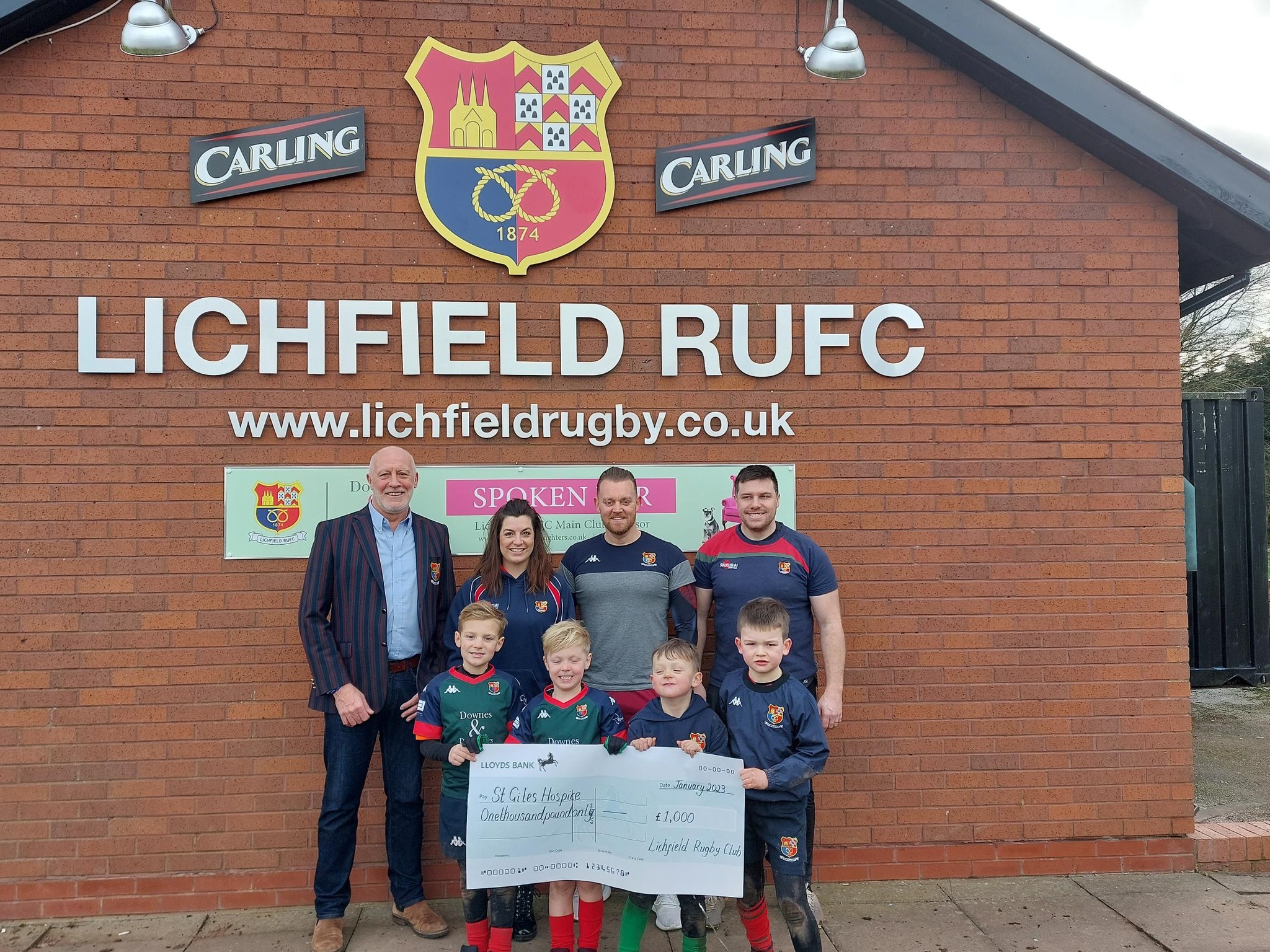 The Mini Juniors Raise £1,000 for... - Lichfield Rugby Club | Facebook
