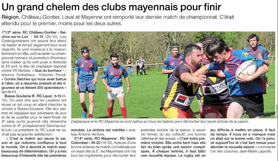 Comité Départemental de la Mayenne RUGBY