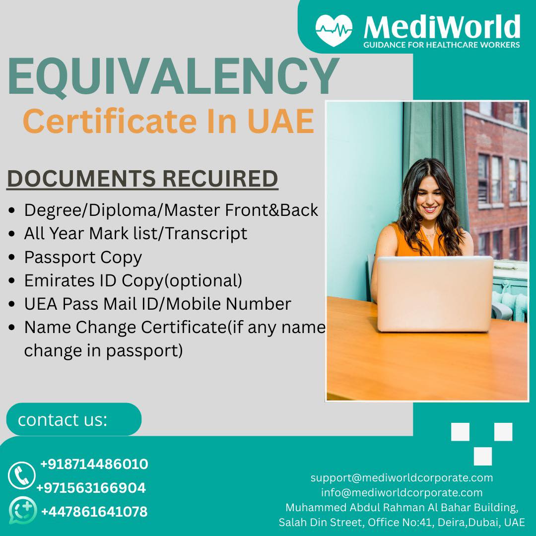 Medios - 🎓 Planning to work in the UAE? Get your Equivalency ...
