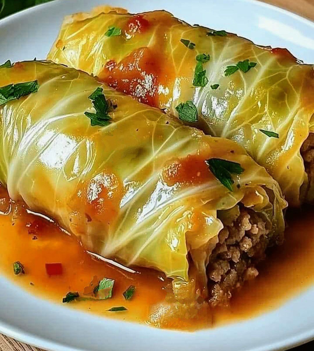 Cocina - 🌿🥬 Rollitos de Repollo con Carne Molida 🌶️🍅 Ingredientes: 1 ...