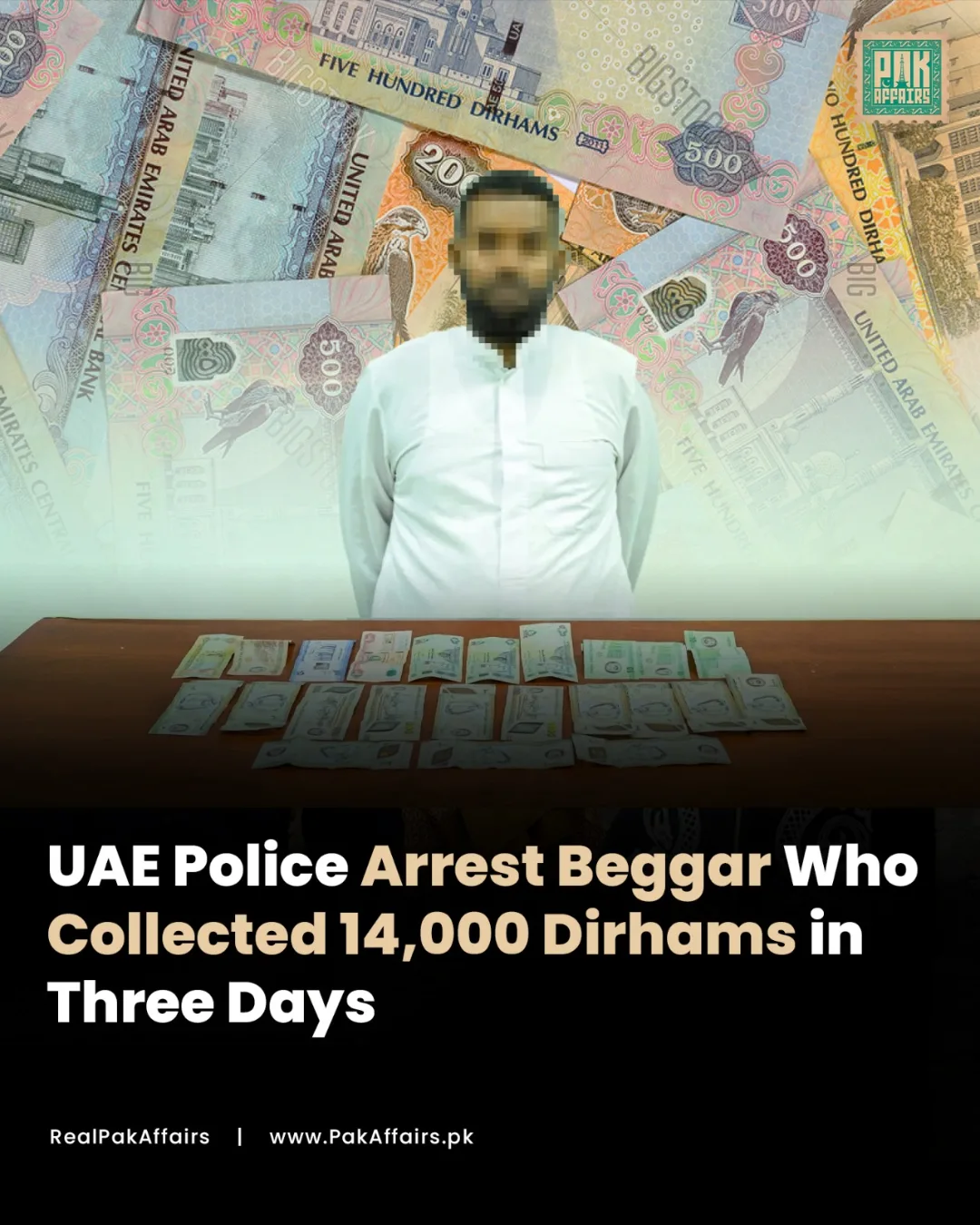 Pak Affairs - The Anti-Begging Unit of the Sharjah Police... | Facebook