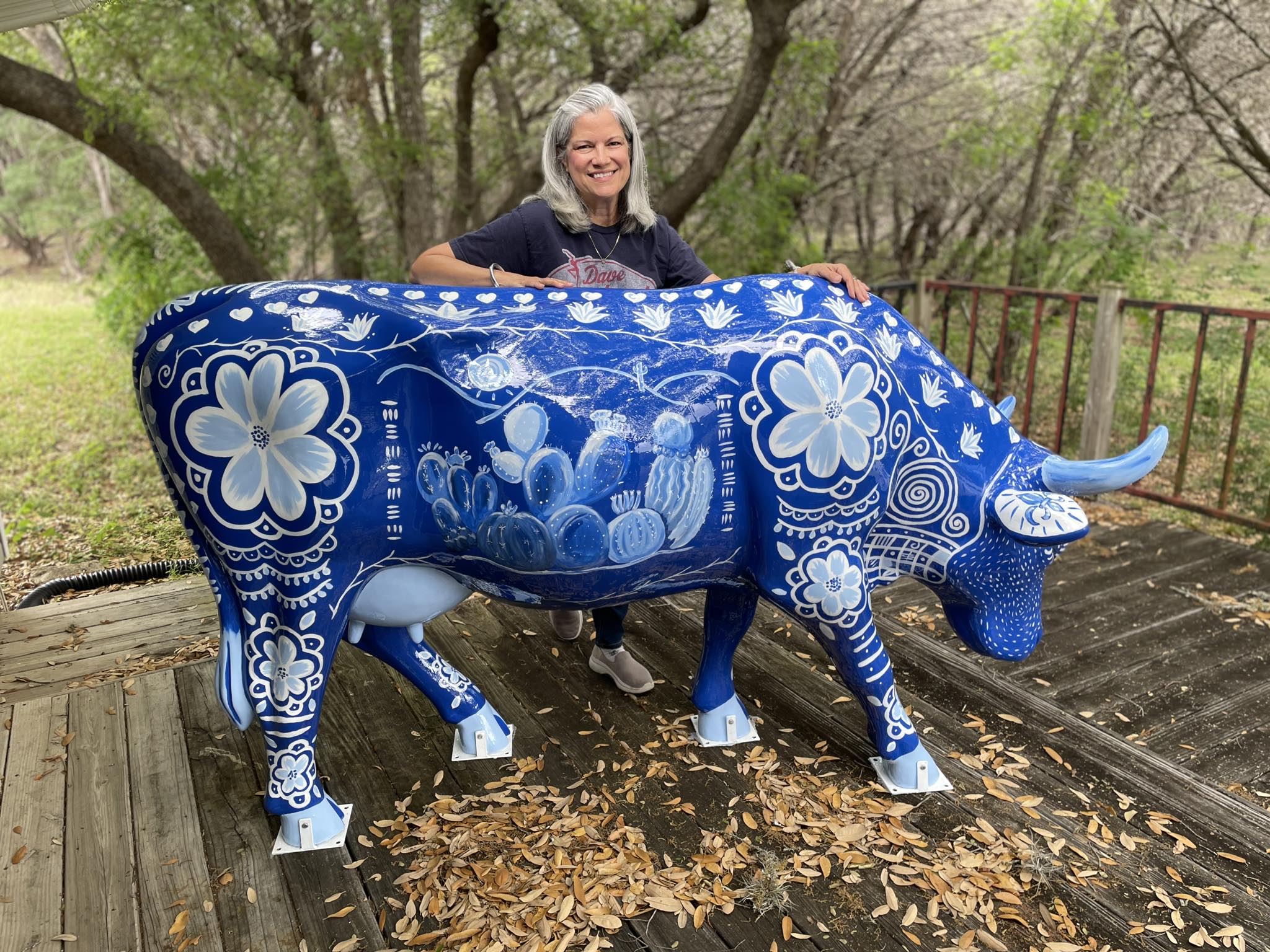 Something different. Yes . . . I painted a cow in 2011 for the