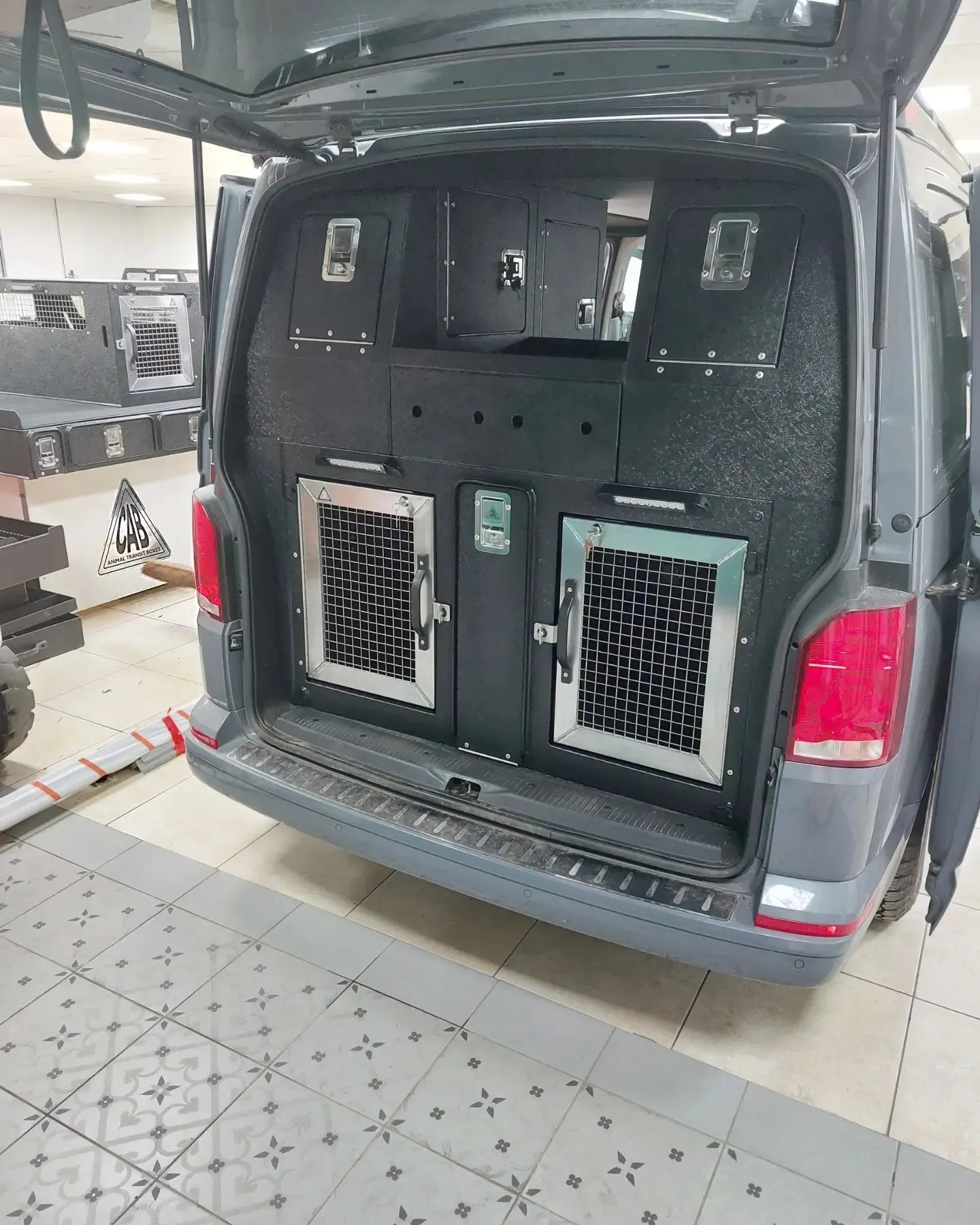 CAB Boxes - VW Transporter custom setup, this consisted of...