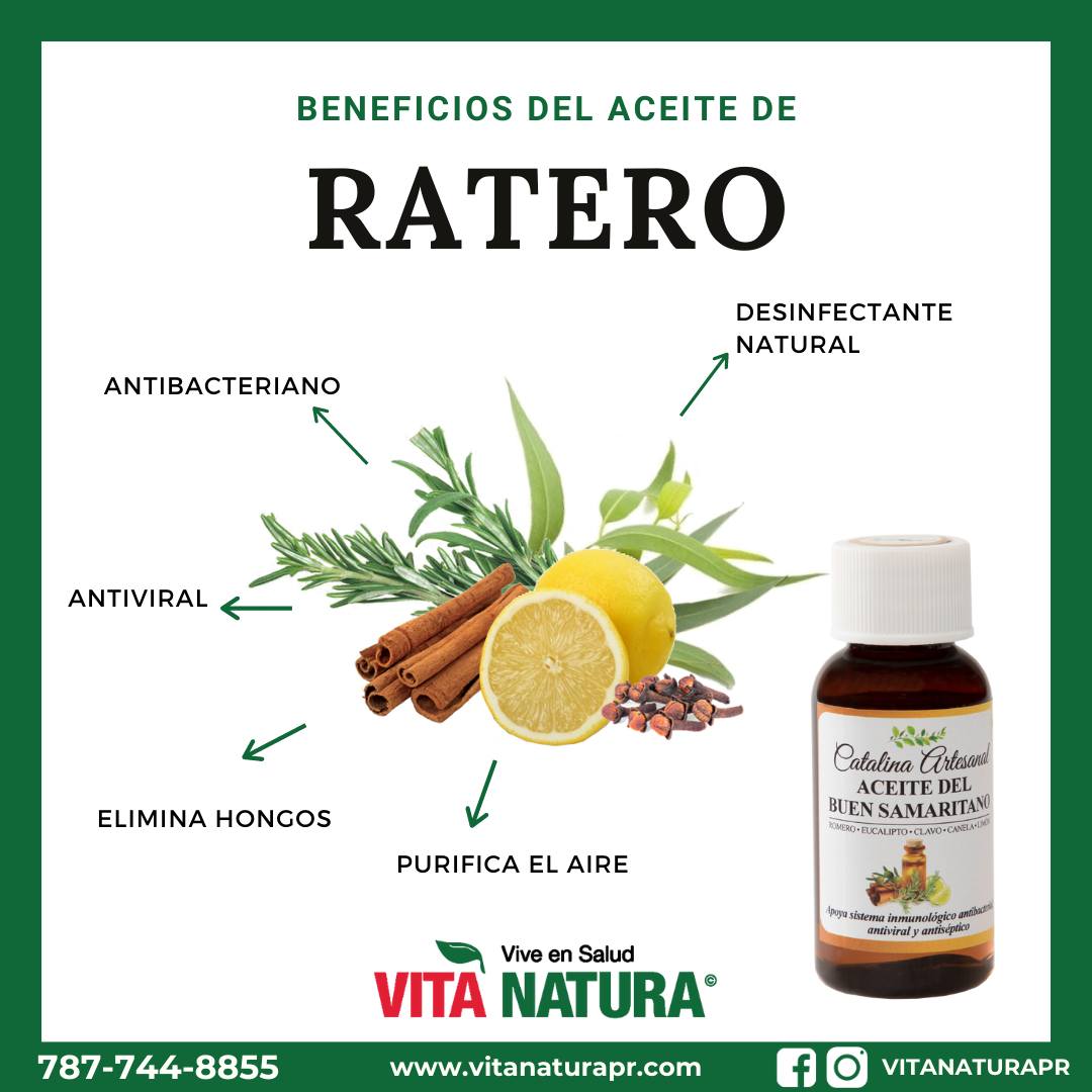 VITA - El aceite de ratero es una poderosa combinación de aceites ...