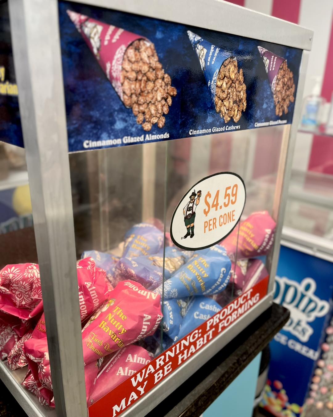 Scheels' cinnamon glazed nuts for football Sundays