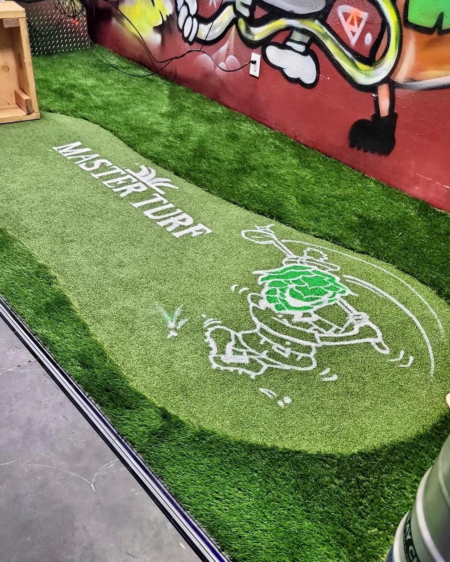 Master Turf - Indoor putting green for our friends at...