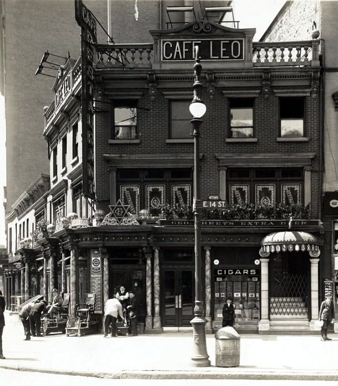 The Forum Cafeteria, originally opened as The Saxe Cafe, in 1914