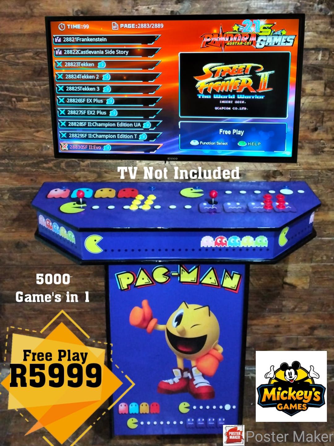 Limited Time Special: New Retro Arcade Game, 7285 Games in 1