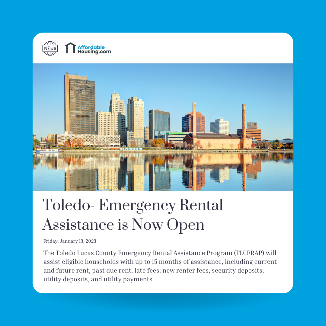 AffordableHousing.com - Attention Toledo residents! The Emergency ...