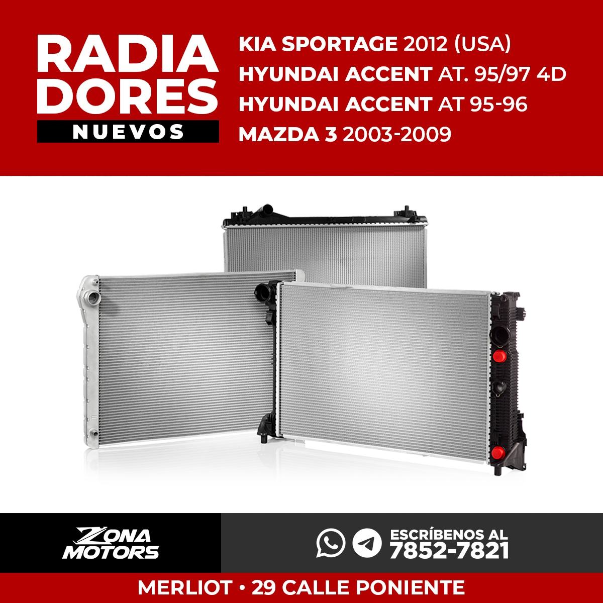 Zona Racing - 🚨 VARIEDAD DE RADIADORES 🚨 💯 NUEVOS ‼ 🔥... | Facebook