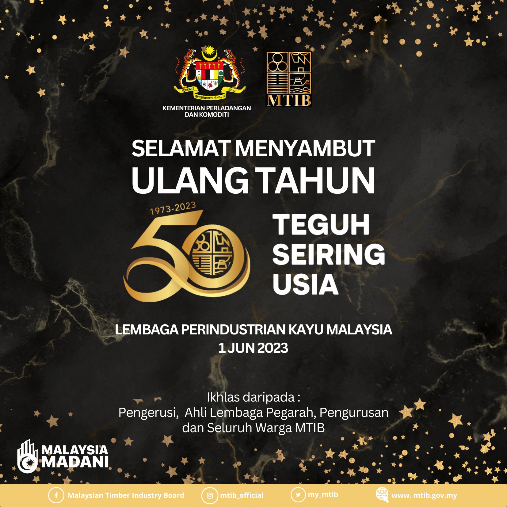 Selamat Menyambut Ulang... - Malaysian Timber Industry Board