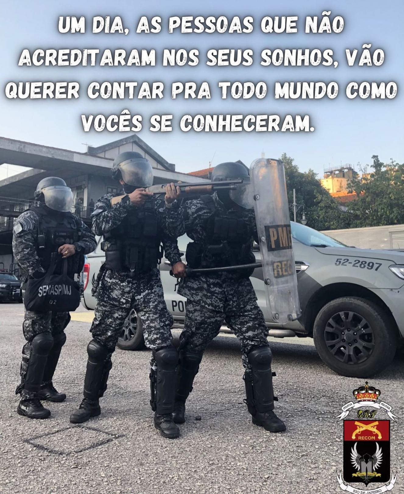 Não desista! 🦅⚡️ @policiamilitar_rj @cpe_pmerj #policia #polícia # ...