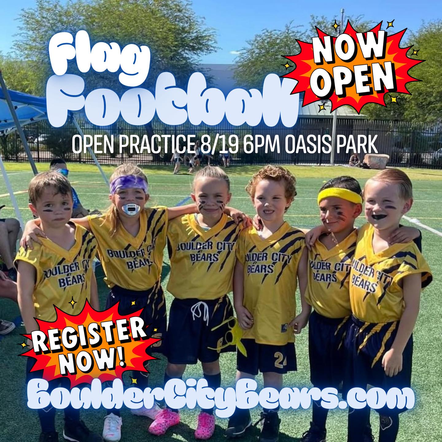 Boulder - 🏈 Flag Football Registration is NOW OPEN at bouldercitybears ...