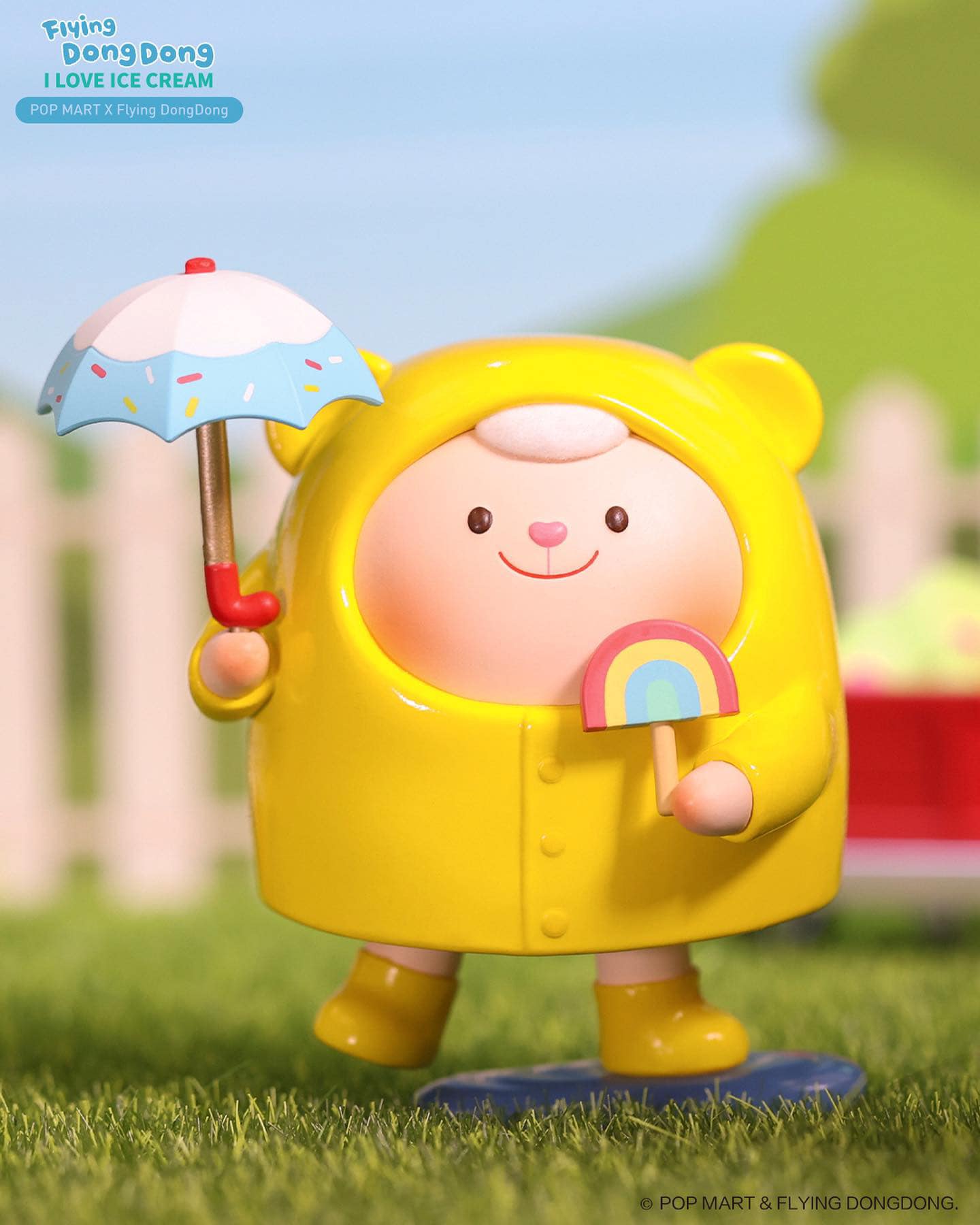 Flying DongDong loves ice cream in all flavors and shapes