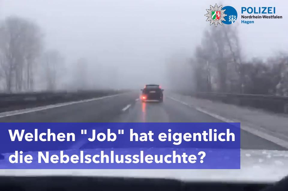 Genervt Von Blendern Polizei Erklart Nebelschlussleuchte Wp De