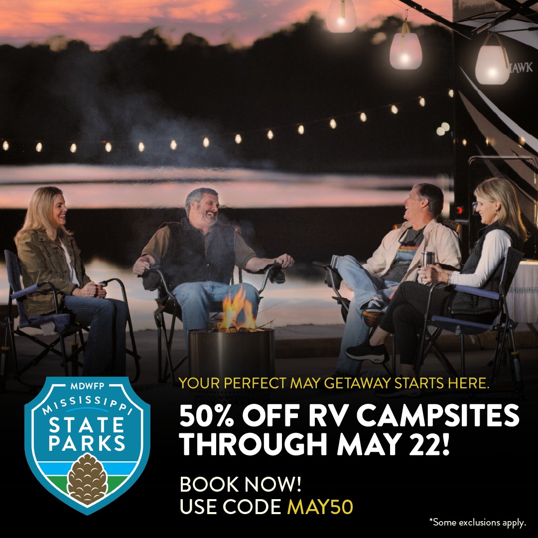 Mississippi - Now through May 22, enjoy 50% OFF all available RV ...
