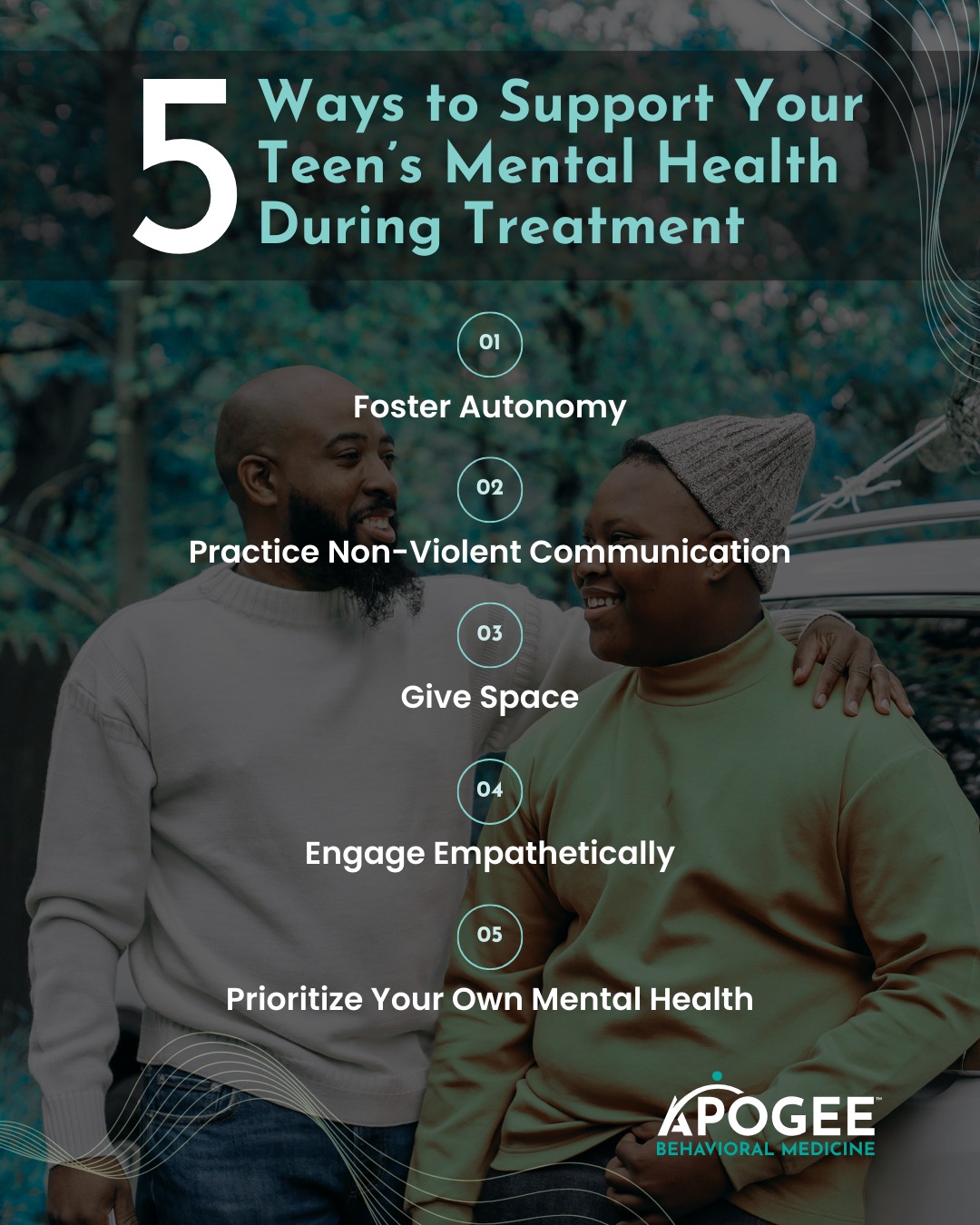 Apogee - Supporting your teen through mental health treatment isn’t ...
