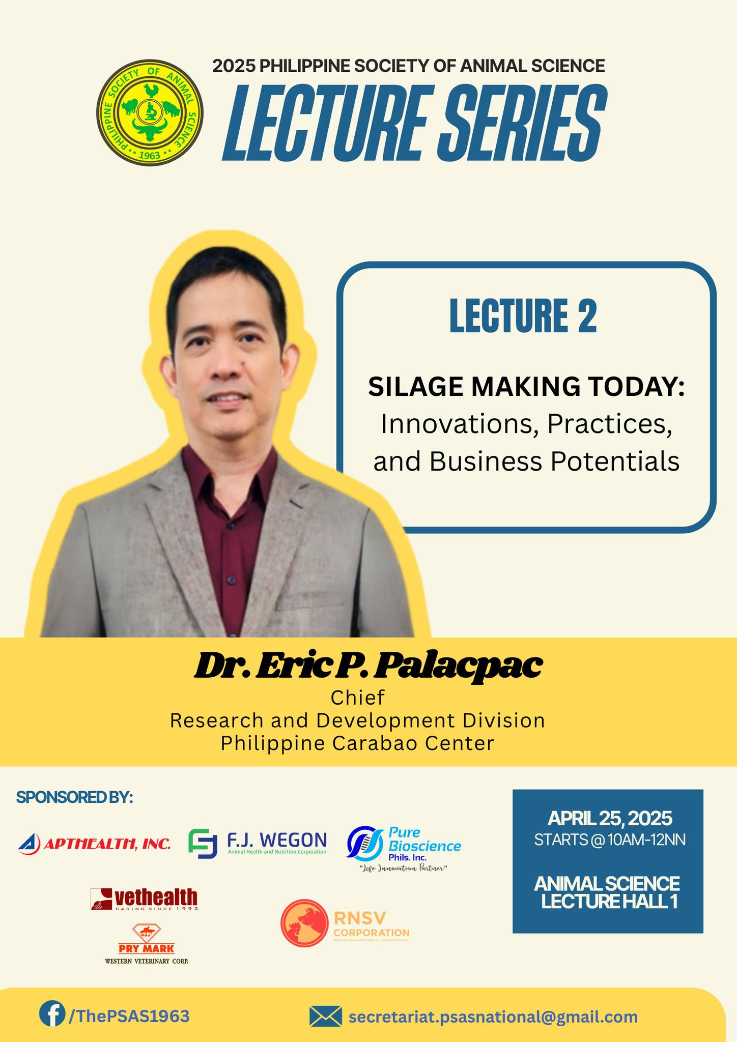Livestock Research Division - Dr. Synan S. Baguio with the rationale of ...