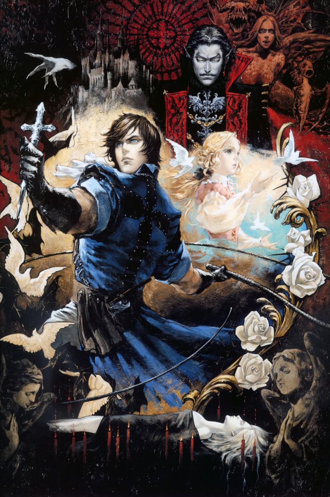 Castlevania: The Dracula X Chronicles — Key Artwork」