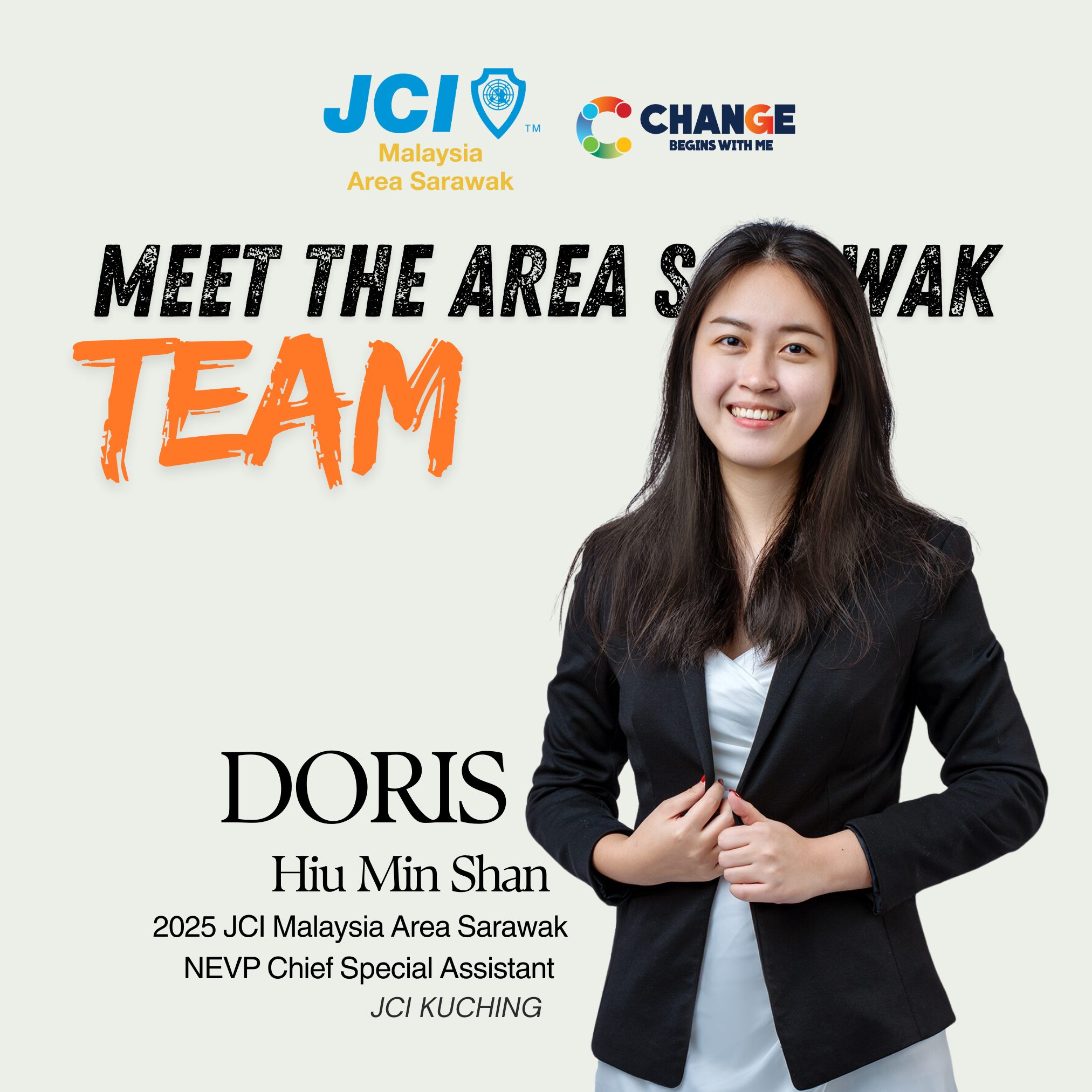 JCI Malaysia Area Sarawak - 🌟 Introducing Doris Hiu – 2025 JCI Malaysia ...