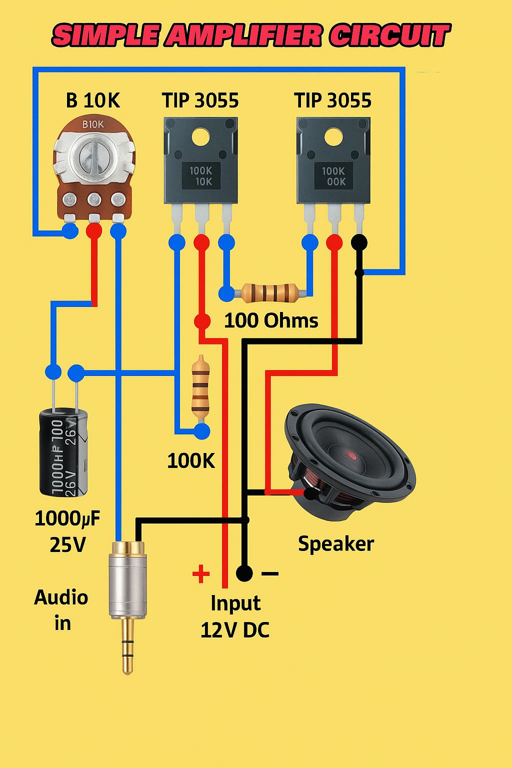 Dk - Simple Amplifier Circuit | Facebook