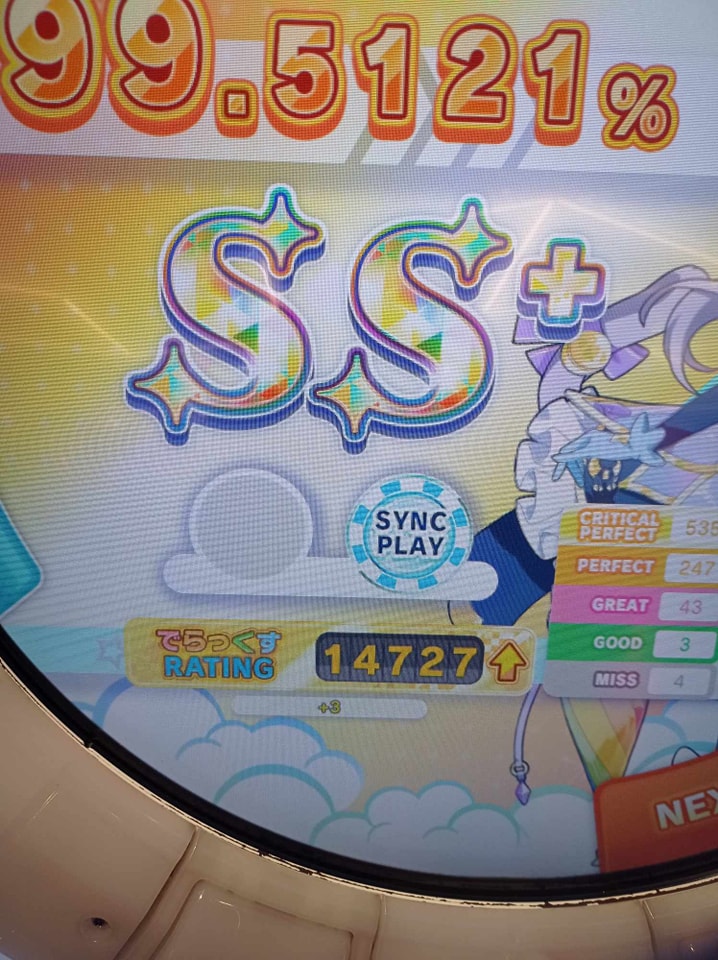 Maimai Japan Ver max rating and best scores