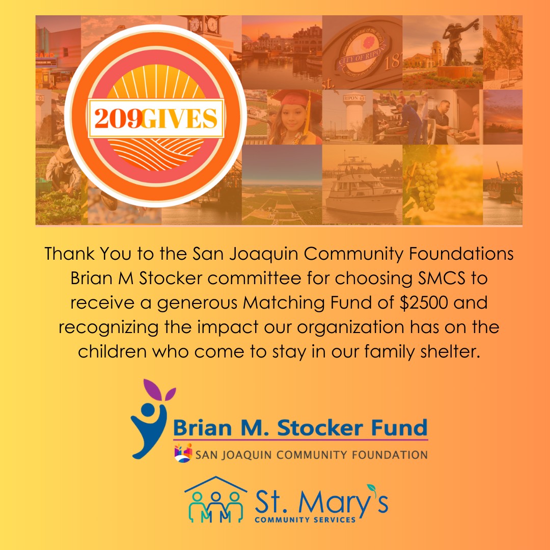 St. - St. Mary's Community Services is grateful to San Joaquin ...