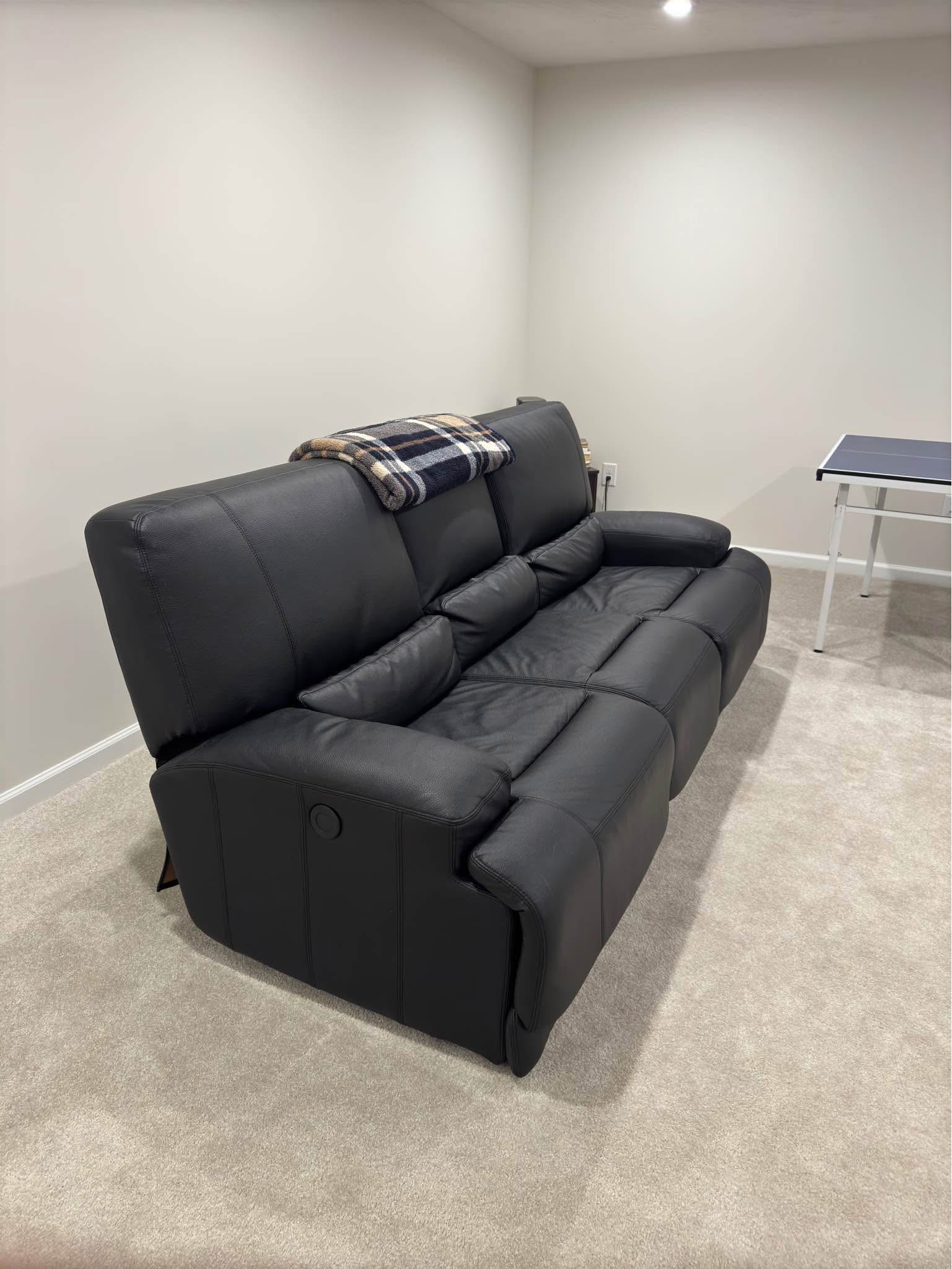 Ikea leather power double reclining sofa - Sofas, Loveseats ...