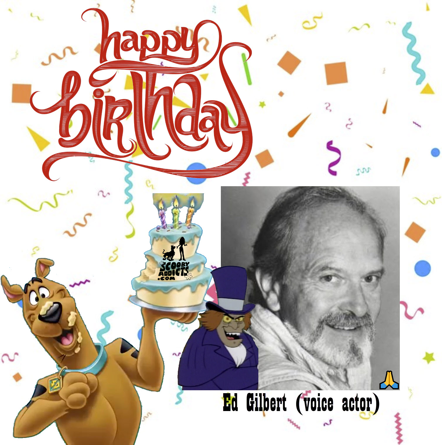 ScoobyAddicts - June 29 - #scoobydoohistory 🎈HAPPY BIRTHDAY🎈 Ed Gilbert ...