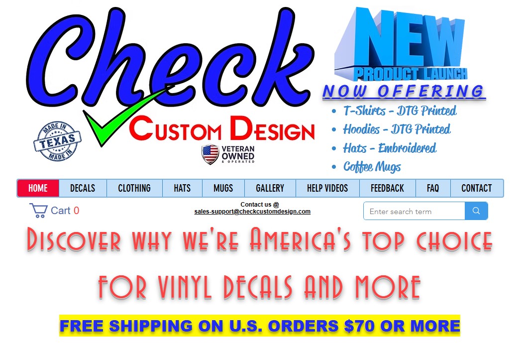 Custom Decals by Check Custom Design