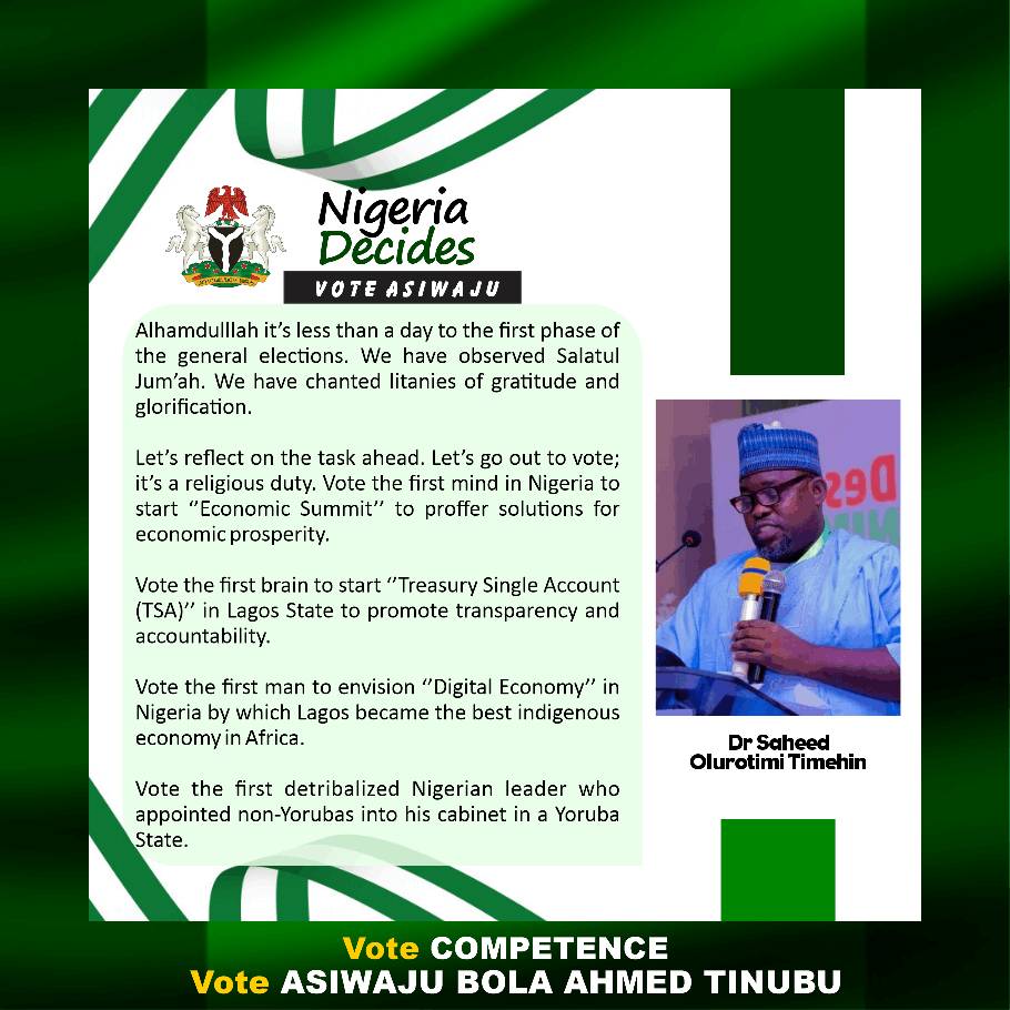 Alhamdulillah it’s less than a day to... - Dr. Saheed Timehin