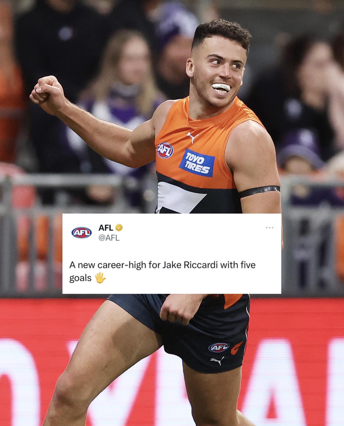 GWS Giants - How good was Jake Riccardi last night 🔥