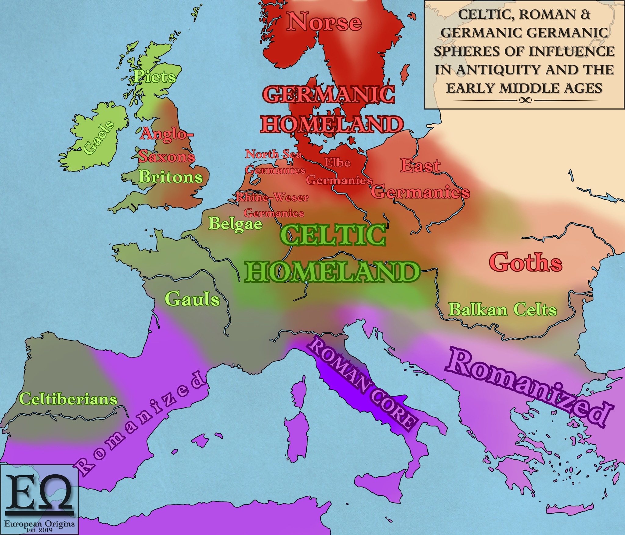 europeanorigins - This map is a combination of my Celtic,... | Facebook