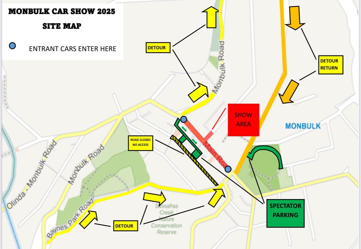 Monbulk Car Show - 🚗 Traffic Management for Monbulk Car Show 🚗 To ...