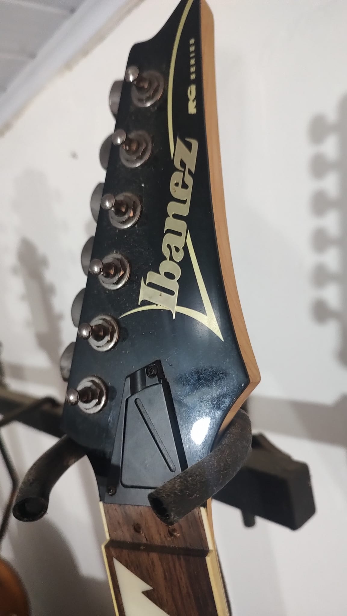 What is the age of an Ibanez RG 350 EXZ guitar?