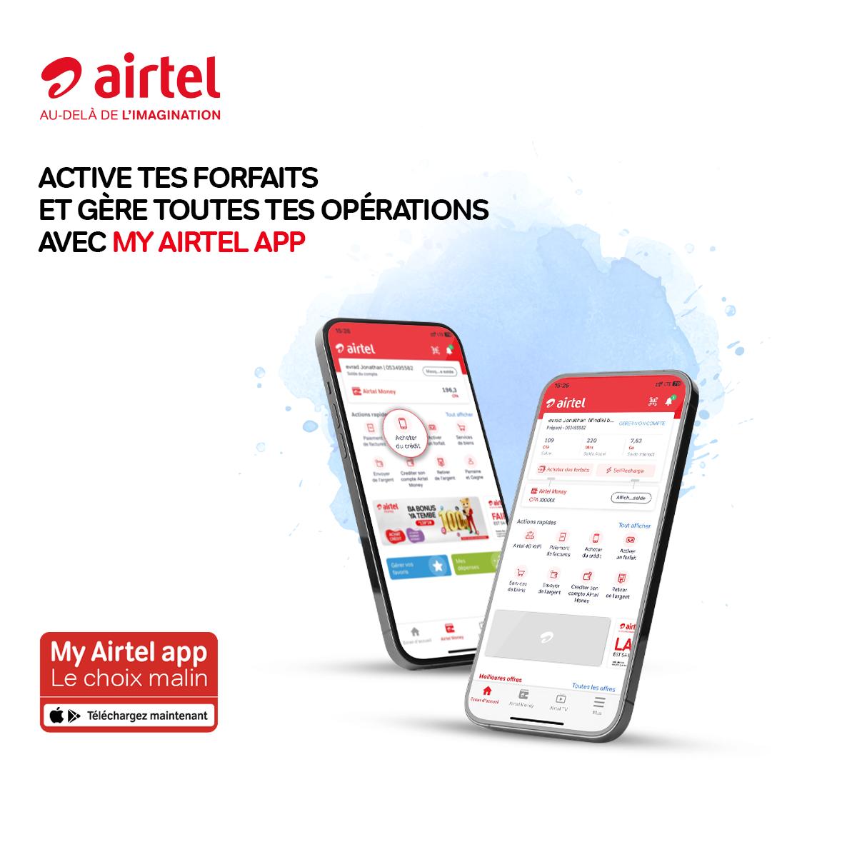 Airtel RDC - MY AIRTEL APP LA CLÉ À TOUT !! Avec My... | Facebook