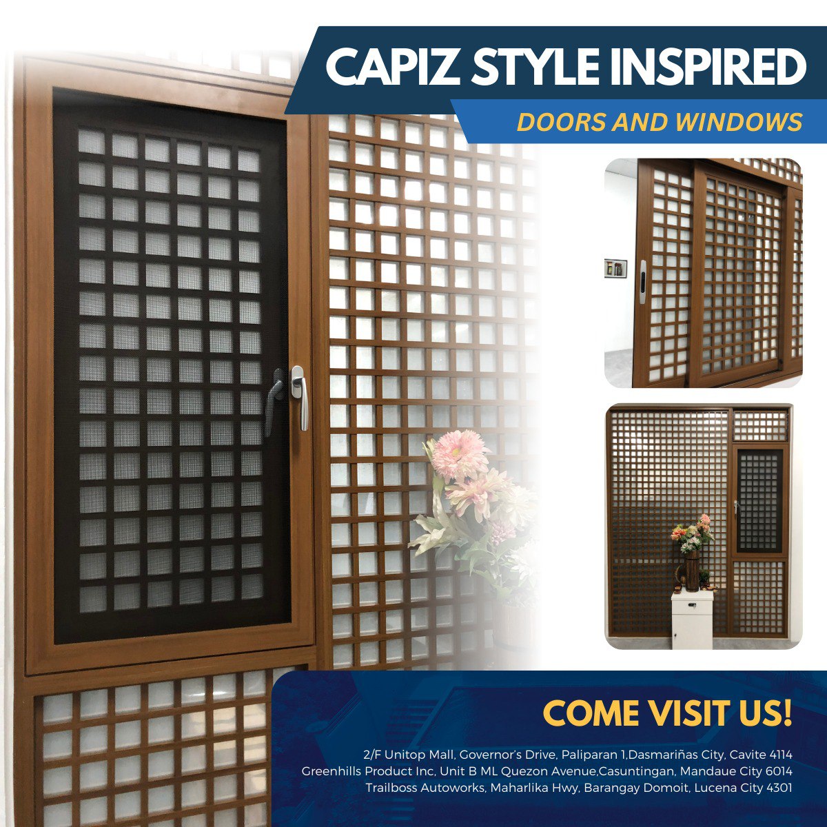 Hoppe - Presenting Our Capiz Style-Inspired Doors and Windows! Bring ...