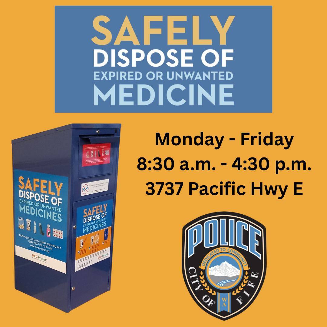Fife - Did you know that Prescription Drug Take Back Day is tomorrow ...