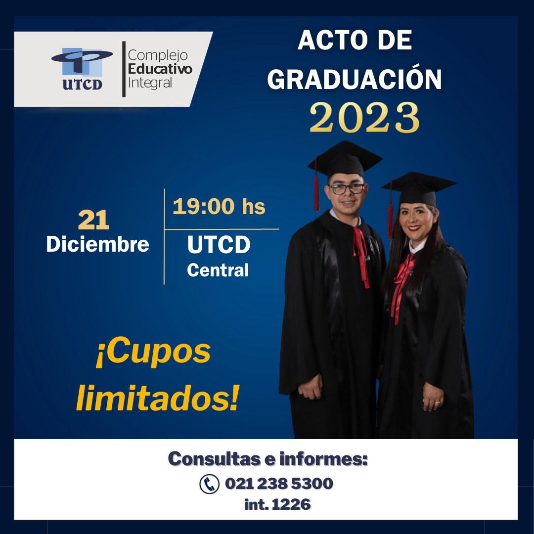 UTCD (OFICIAL) - 🎓︎ ¡Celebra tu éxito académico en el acto... | Facebook