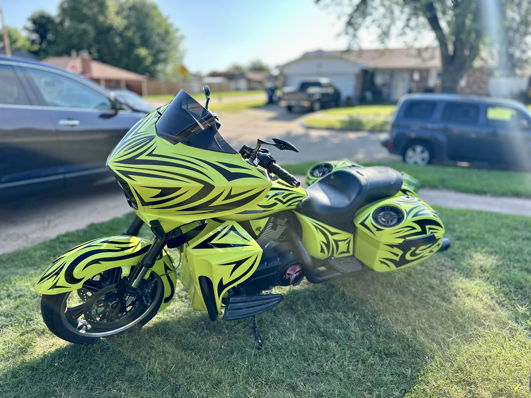 アライ オフヘル V-cross2 VICTORY CUSTOM PAINT Just painted the 2016 Victory Cross Country