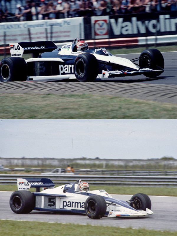 1983 Nelson Piquet at Brabham BT52B BMW turbo . + 1983 Nelson