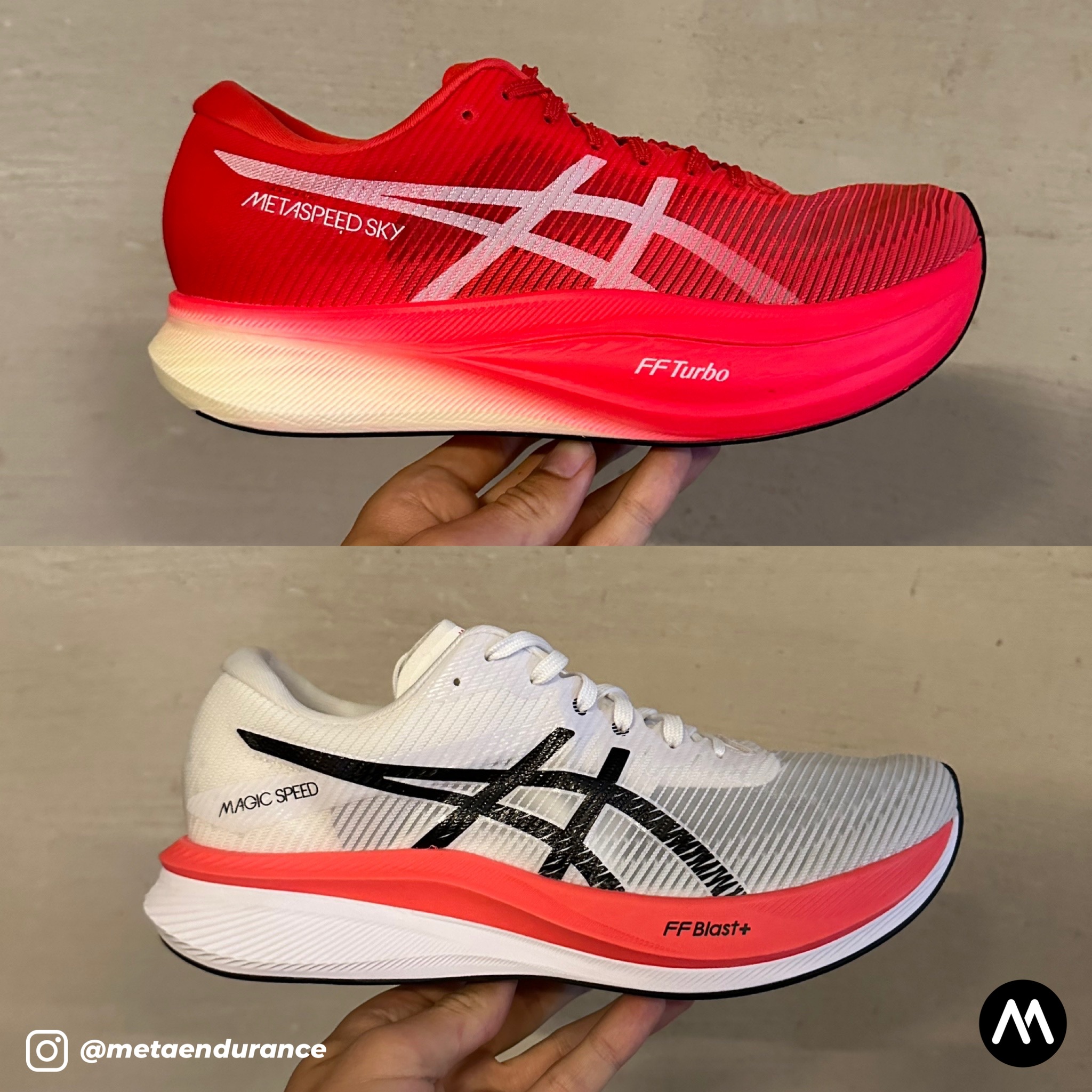 Asics Metaspeed Sky vs Adidas Adizero Adios Pro 3