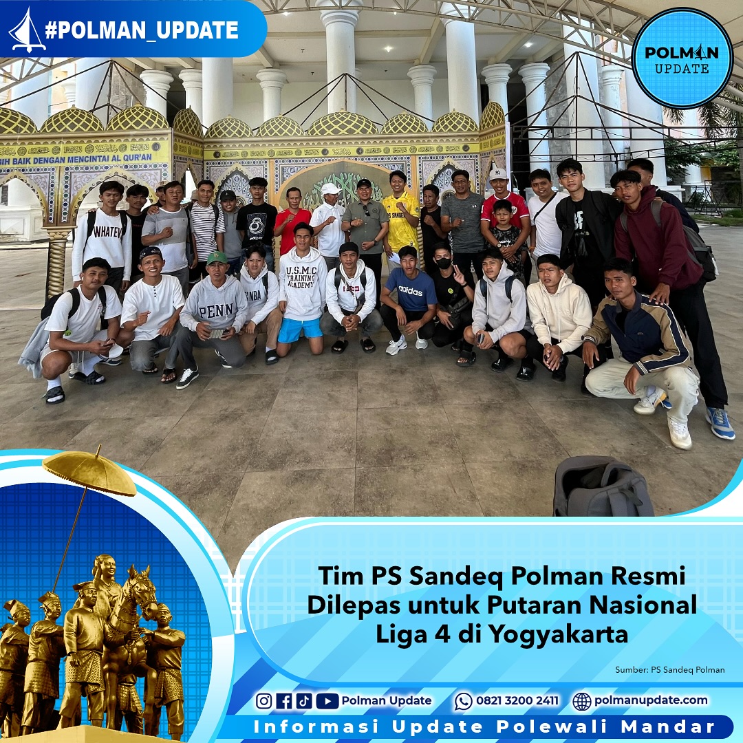 Polman - Tim PS Sandeq Polman secara resmi dilepas untuk mewakili ...