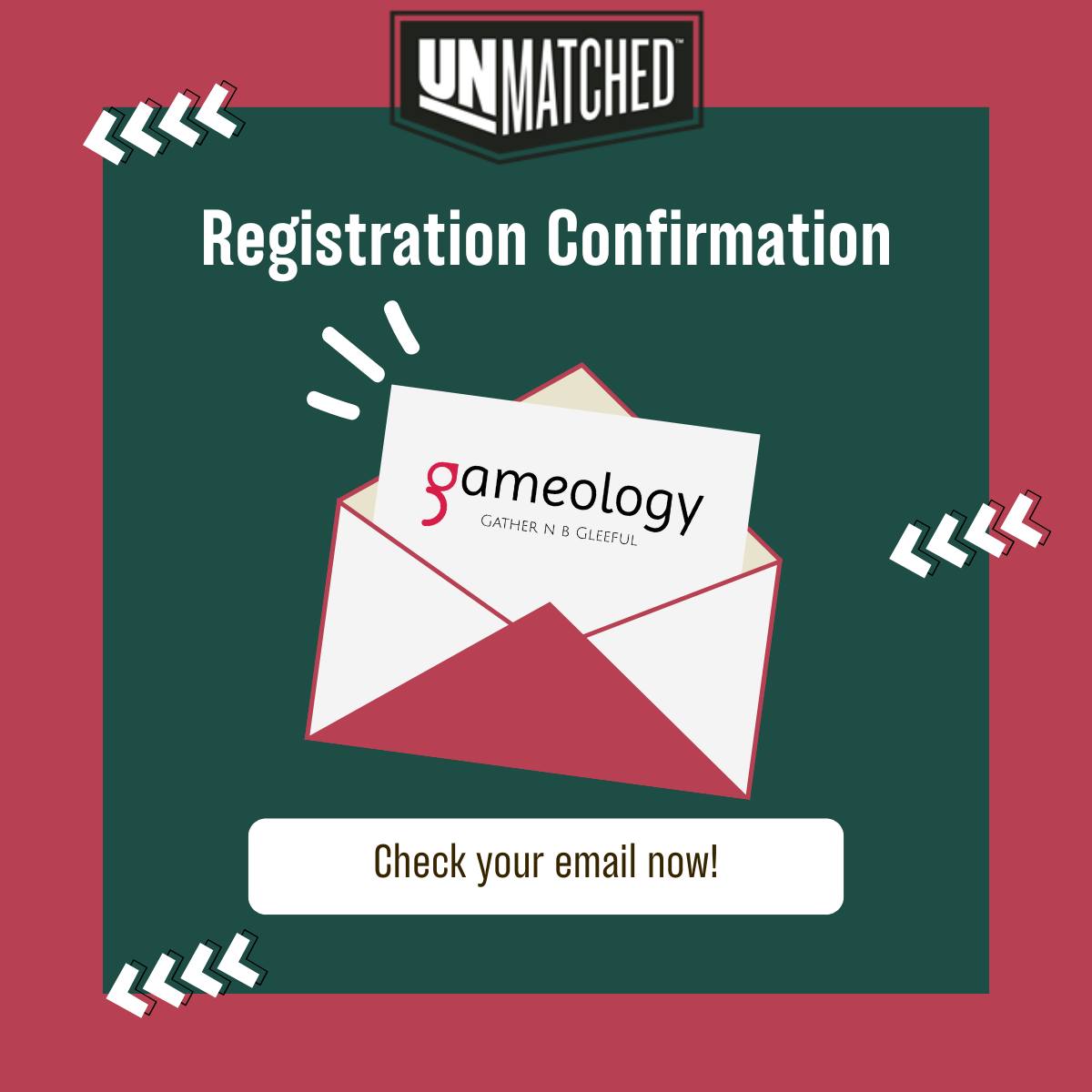 Gameology - 📩 [UNMATCHED TOURNAMENT] THÔNG BÁO XÁC NHẬN ĐĂNG KÝ THÀNH ...