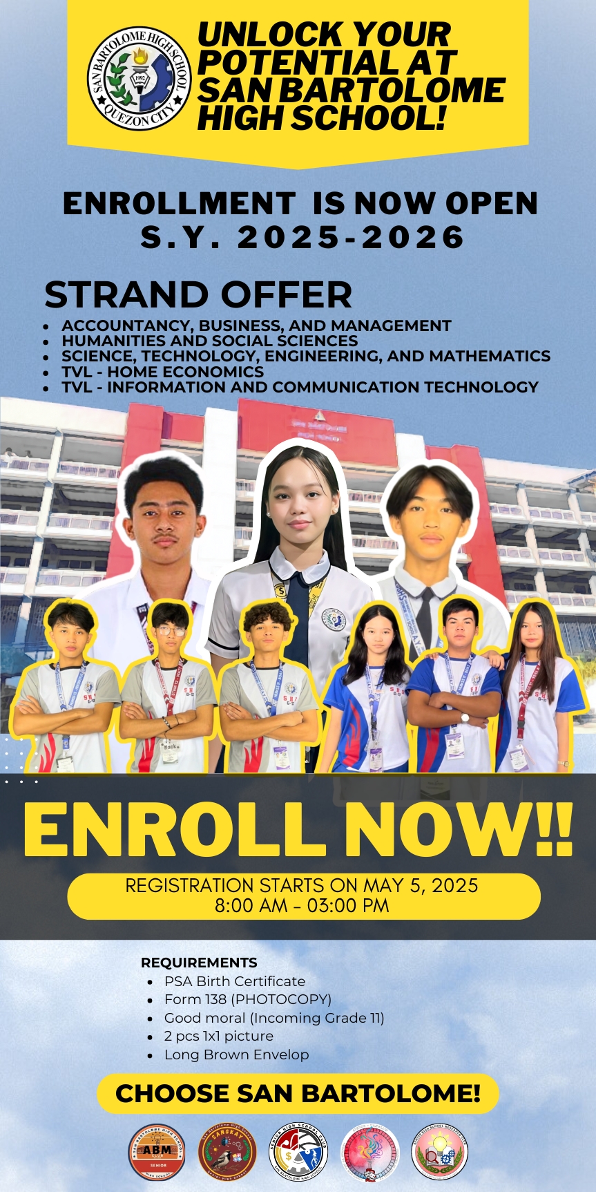 San - Step into Your Future! Enrollment for incoming Grade 11 and Grade ...