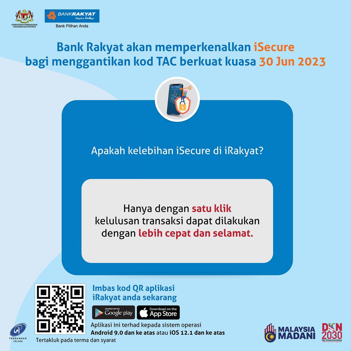 Bank Rakyat - Bank Rakyat akan memperkenalkan iSecure bagi... | Facebook